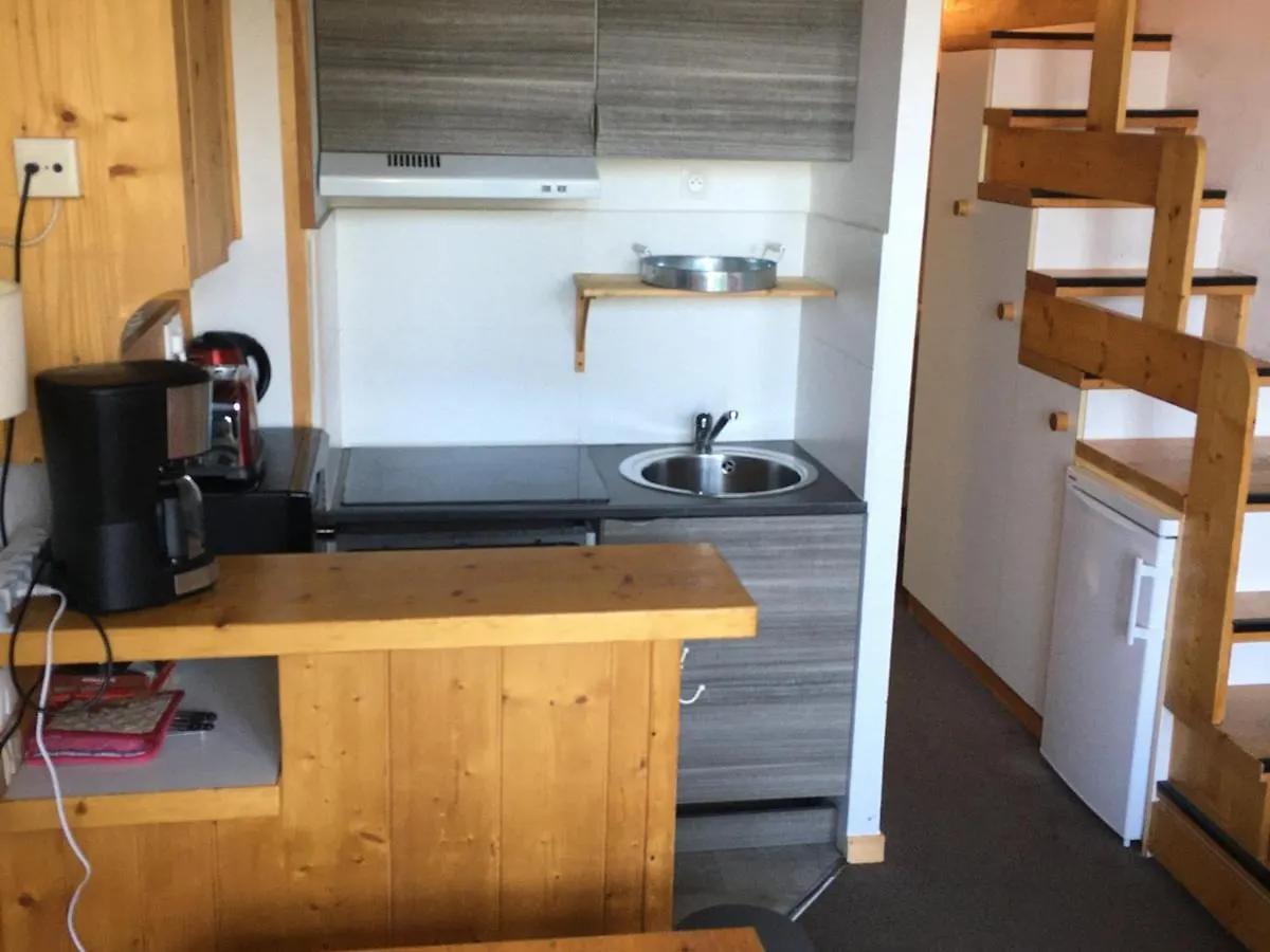 Lägenhet Charmettoger : Studio Mezzanine 6 Pers, Proche Pistes, Balcon S/O, Wifi Gratuit - Fr-1-346-413 Les Arcs  Frankrike